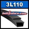 3L110 FHP V-Belt, Bando Industrial Grade 3L110 FHP V-Belt, Bando Industrial Grade