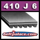 410J6 Poly-V Belt (Consumer brand), Metric 6-PJ1041 Motor Belt.