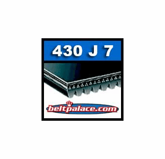 430J7 Poly V Belt | 430-J7 Micro V Belts | Metric PJ1092