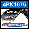 Bando 4PK1075 Automotive Serpentine  Belt