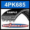 Bando 4PK685 Serpentine Belt