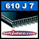 610J7 Poly-V Belt. Metric 7-PJ1549 Drive Belt.