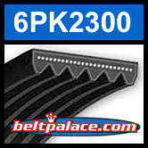 Bando Metric 6PK2300 Automotive Serpentine Belt