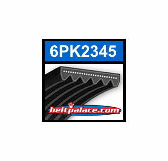 Courroie Striée 6PK2345 En EPDM - 2345mm X 21mm X 5mm, Pour Outils Et Machines Industrielles