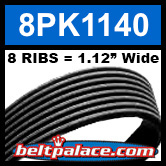 8PK1140 Automotive Serpentine Belt