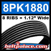 8PK1880 Automotive Serpentine (Micro-V) Belt