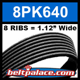 Bando 8PK640 Automotive Serpentine Belt