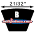 B140 Industrial V-Belt (HI - POWER II) 143" Length, 0.66" Wide Power Ace V-BELT.