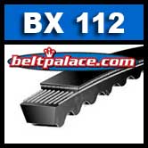 BX112 Molded Notch V-Belts. BX Cogged Series.