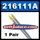 Comet 216115A - 2-Pack of “Blue/Silver” Garter Springs for
