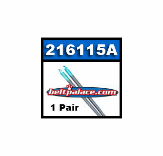 Comet 216115A - 2-Pack of “Blue/Silver” Garter Springs for