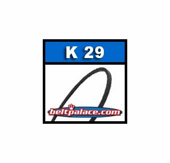 K*U様 belt W OVY K29 Metric V Belt | BANDO K29/K737 V-Belt | V-Belt M-29 Metric
