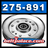 Stens 275-891. 5 inch dia. V-Idler Pulley. Replaces JOHN DEERE AM136357 and Others.