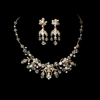 Crystal Couture Jewelry Set NE-6317 Gold