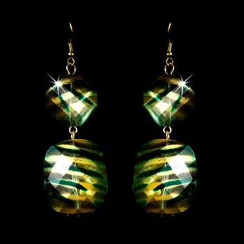 * Green Gold Earrings 8337 ** Discontinued**