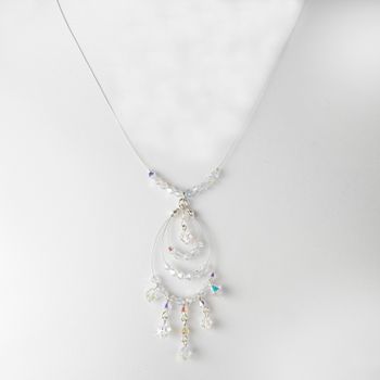 * Necklace 8153 Silver AB (1 Left)