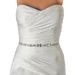 Pearl, Rhinestone & Bugle Beaded Bridal Sash Belt 44