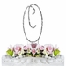 Renaissance ~ Swarovski Crystal Wedding Cake Topper ~ Silver Letter O