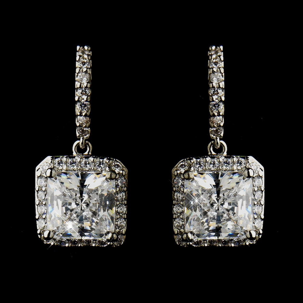 Celin Earrings Clear Cz main image 1