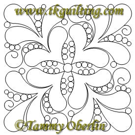 2718B Pearls Curls N Feather Block 12