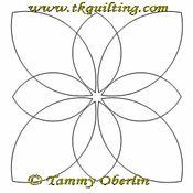 Dan's Simple Dahlia Block Dan's Simple Dahlia Block