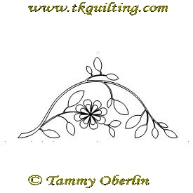 Rosette Branch Triangle Large