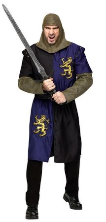 Adult Renaissance Knight Costume, Size M/L