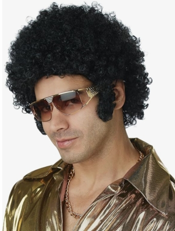 Black Afro Chops Wig