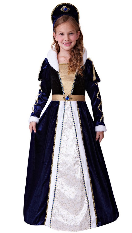 Child's Deluxe Elegant Renaissance Princess Costume Candy Apple