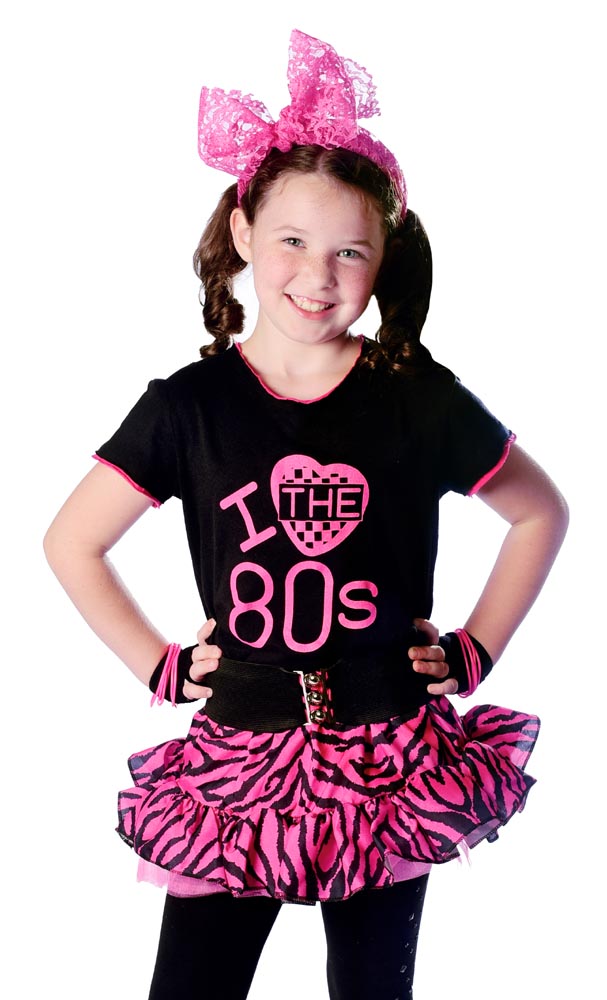 Child's I Love the 80's Tee - Candy Apple Costumes - Kids' 80s Costumes