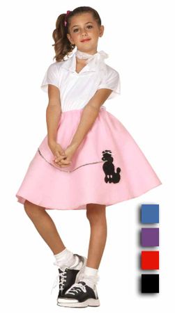 Economy Child's Poodle Skirt - More Colors