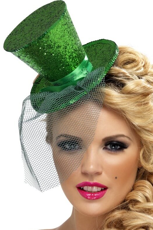 green mini top hat