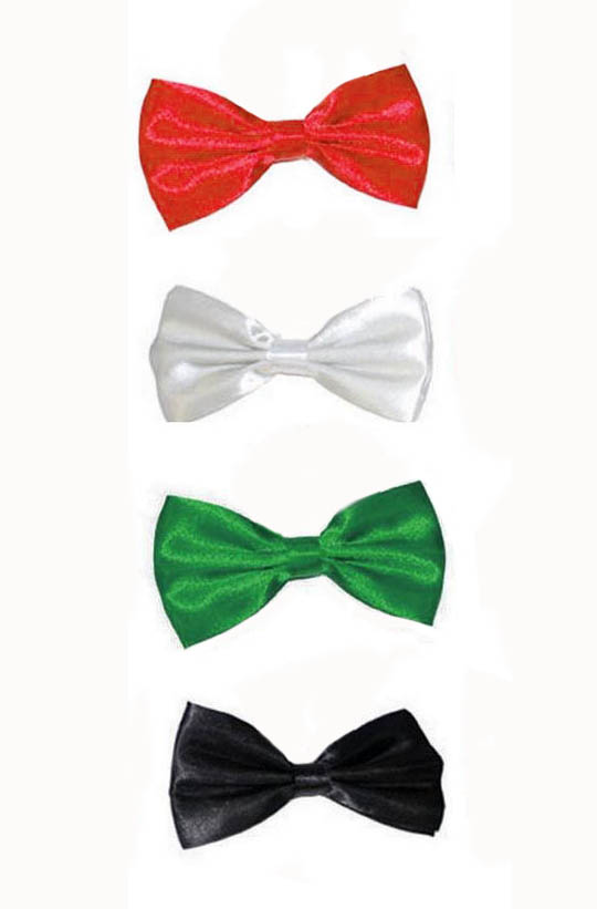 Satin ClipOn Bow Tie Candy Apple Costumes