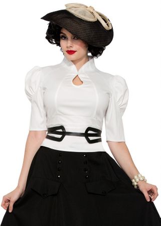 Women's 1940's Bombshell Blouse, Size M/L