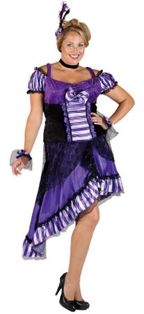 Women's Plus Size Western Saloon Madam Costume