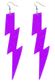 Women's 80's Lightning Bolt Earrings