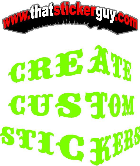 Custom Made Stickers That Sticker Guy