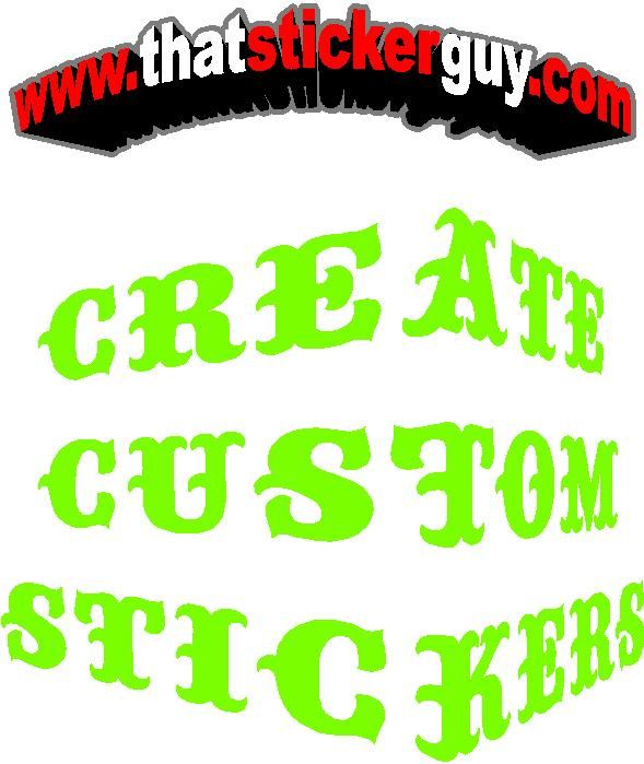 Custom Made Stickers That Sticker Guy