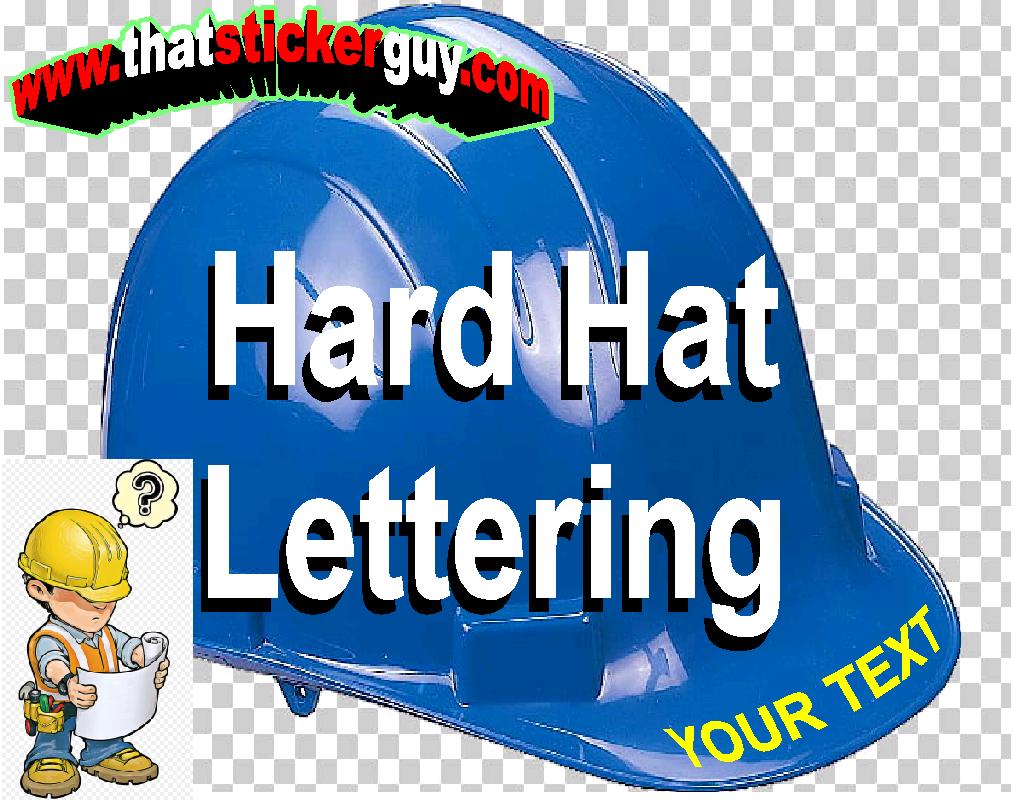 Hard Hat Custom Sticker