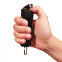 Police Strength 23 Pepper Spray 1/2 oz Flip Top Black or Pink