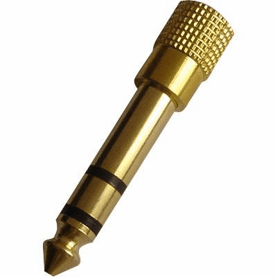 3.5mm Stereo Headphone to 6.35mm Audio Converter Adapter