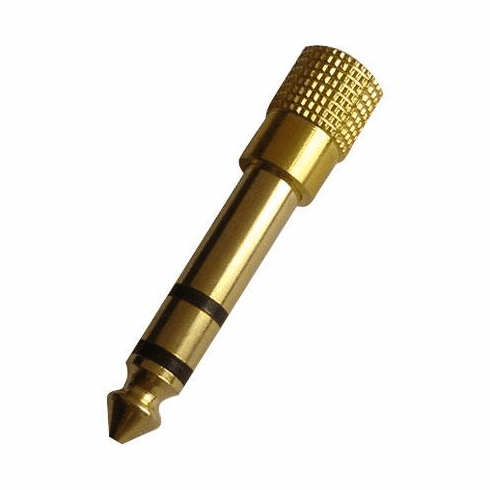 3.5mm Stereo Headphone to 6.35mm Audio Converter Adapter