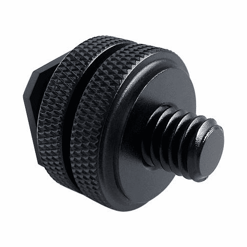 3/8 Tripod Screw to Flash Hot Shoe Adapter