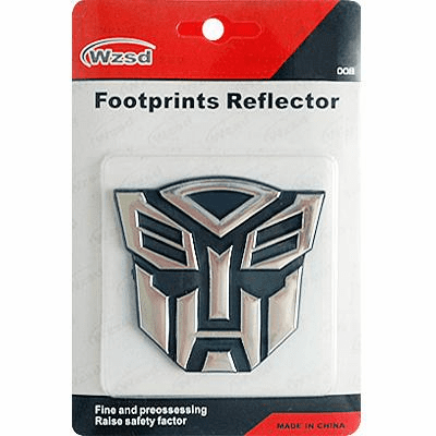 3D Transformers Autobot Car Vinyl Decal Sticker