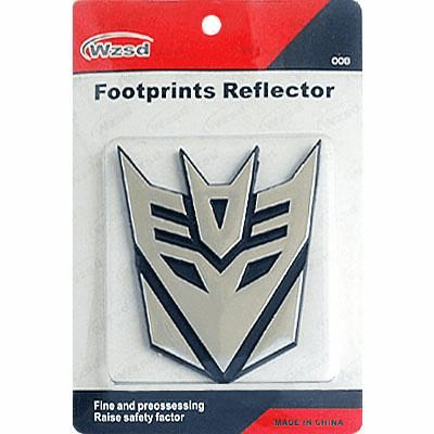 3D Transformers Decepticon Car Vinyl Decal Sticker