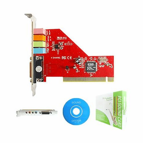 4 Channel Pci Sound Card Host Interface Pci 24 Bit