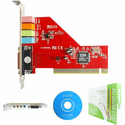 4 Channel Pci Sound Card Host Interface Pci 24 Bit