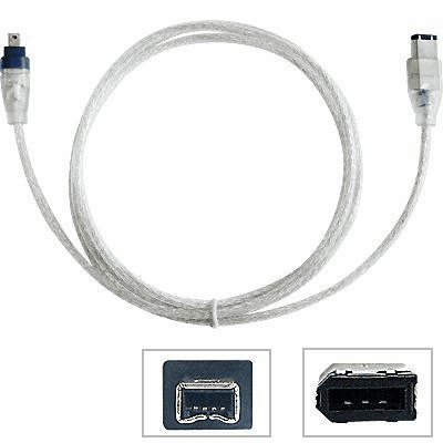 4-pin to 6-pin i-Link Cable for JVC Camcorder