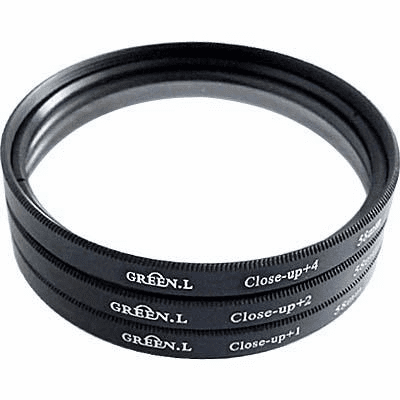 58mm 3 Pieces Close-Up Lens Set (+1 +2 +4)