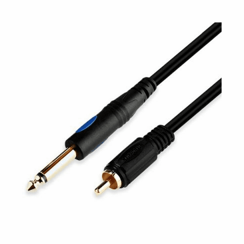 6.35mm 1/4 Inch Male to RCA Male Balanced Audio Cable